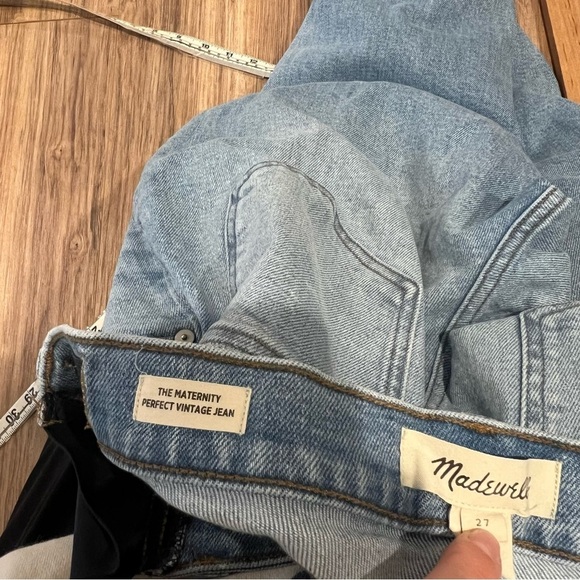 Madewell Maternity Side-Panel Perfect Vintage Jeans - Picture 9 of 9